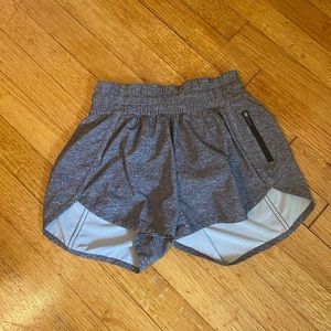 lululemon tracker shorts | size 4 | 4" inseam | heather gray
